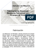 Procesos de Fabricación de Elementos Mecánicos