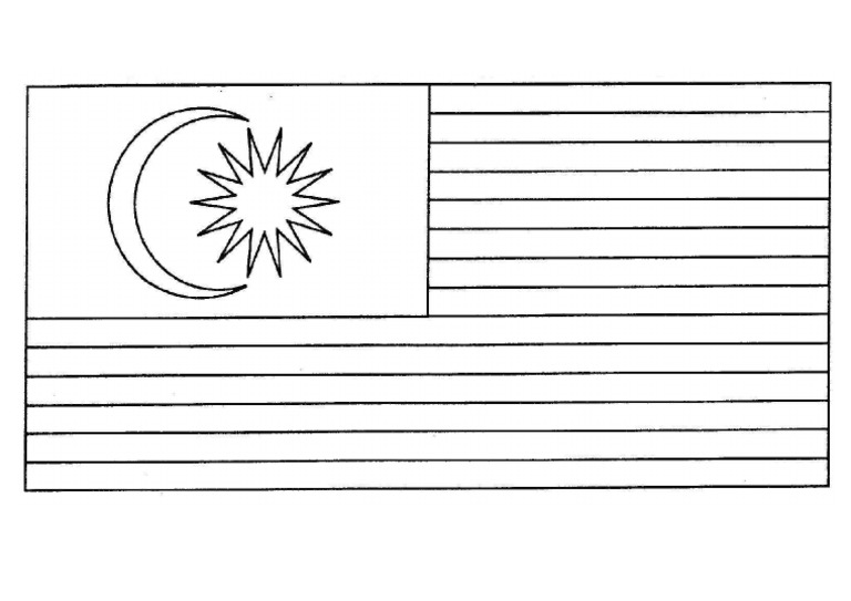 Bendera Malaysia Hitam Putih  PDF