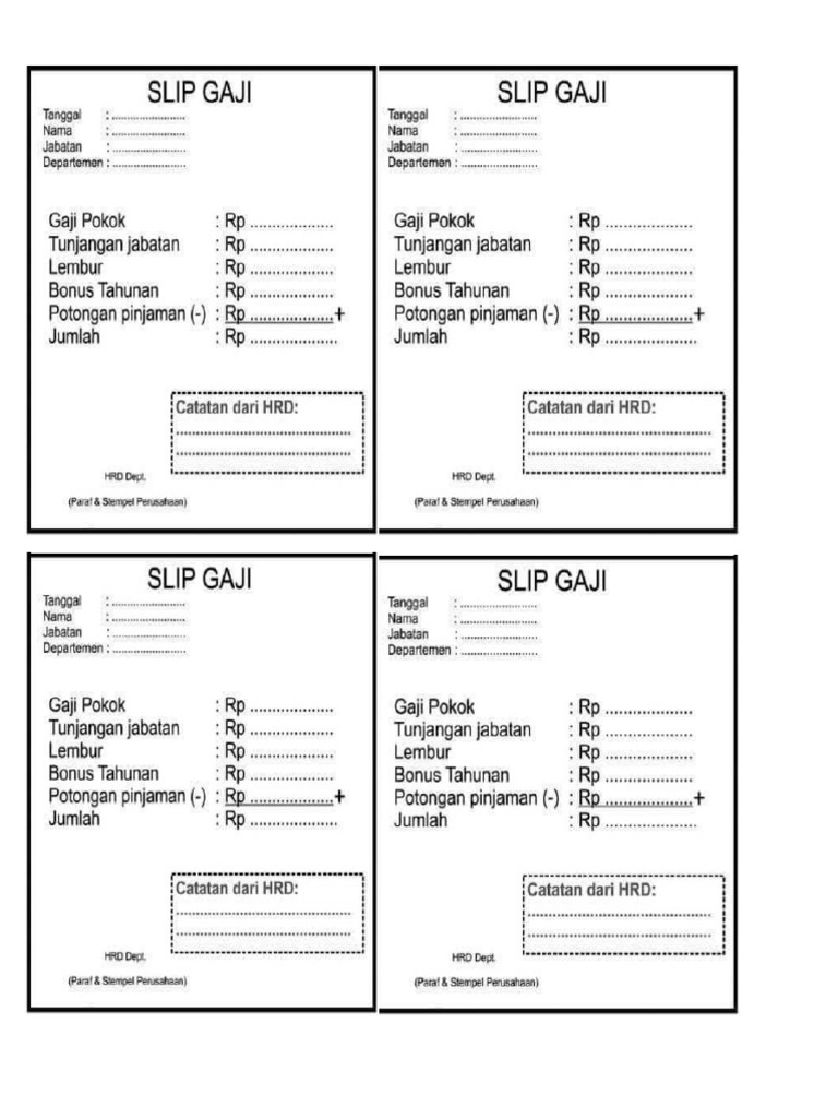 Slip Gaji PDF