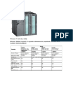 PLC S7-300 módulos I/O