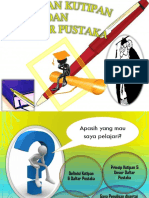 Penulisan Kutipan Dan Daftar Pustaka