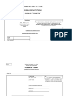 Formatos para Pruebas Aplicables A Leche