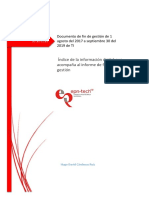 Índice Información Digital para Informe de Fin de Gestión