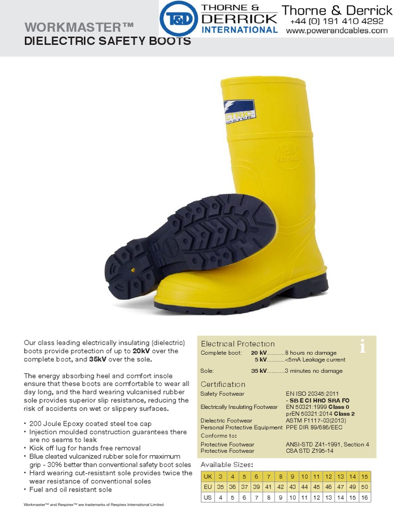 dielectric safety boots