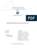 Reflexiones Teóricas de La Sociología de La Salud