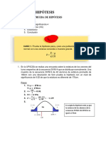 PRUEBA DE HIPÓTESIS PASOS