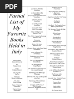 Download A List of My Favorite Books by Anthony St John SN43670109 doc pdf