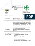 Sop Pelayanan Imunisasi - Rev