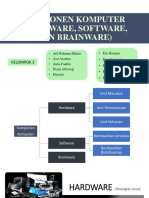 Kelompok 3 Apkom (Hardware, Software, Brainware)