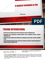Algoritma K-Nearest Neighbor (K-NN)