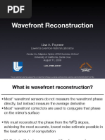 Wavefront Reconstruction