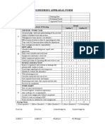 Appraisal Form Engineering