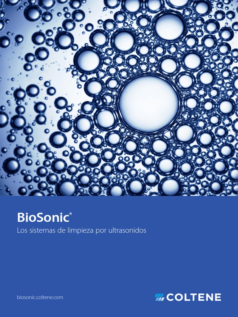 Lavadora de Instrumental Biosonic | PDF | Concentración | Agua