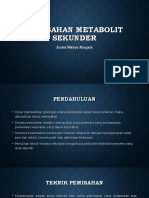 Pemisahan Metabolit Sekunder PDF