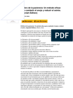 El Libro de La Paciencia Un Mtodo Eficaz para Combatir El Enojo y Reducir El Estrs Spanish Edition by Alberto Atala B01io2osmq
