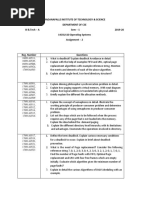 III Cse A - 14csu110 Os Assignment 2