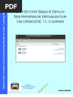 Step-By-Step Build and Deploy Xen Hypervisor Virtualization on Linux OpenSUSE 11.3 Server
