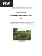 Os Fatos Espiritas e as Forcas X - Cairbar Schutel