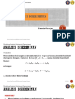 Analisis Diskriminan