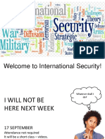 Intro To International Security