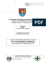 8.1.8 F SPO - Orientasi Prosedur & Praktik Keamanan Kerja.