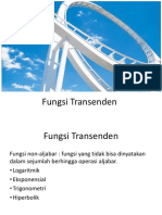 Turunan & Integral Fungsi Transenden