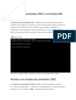 CMD comandos MS-DOS