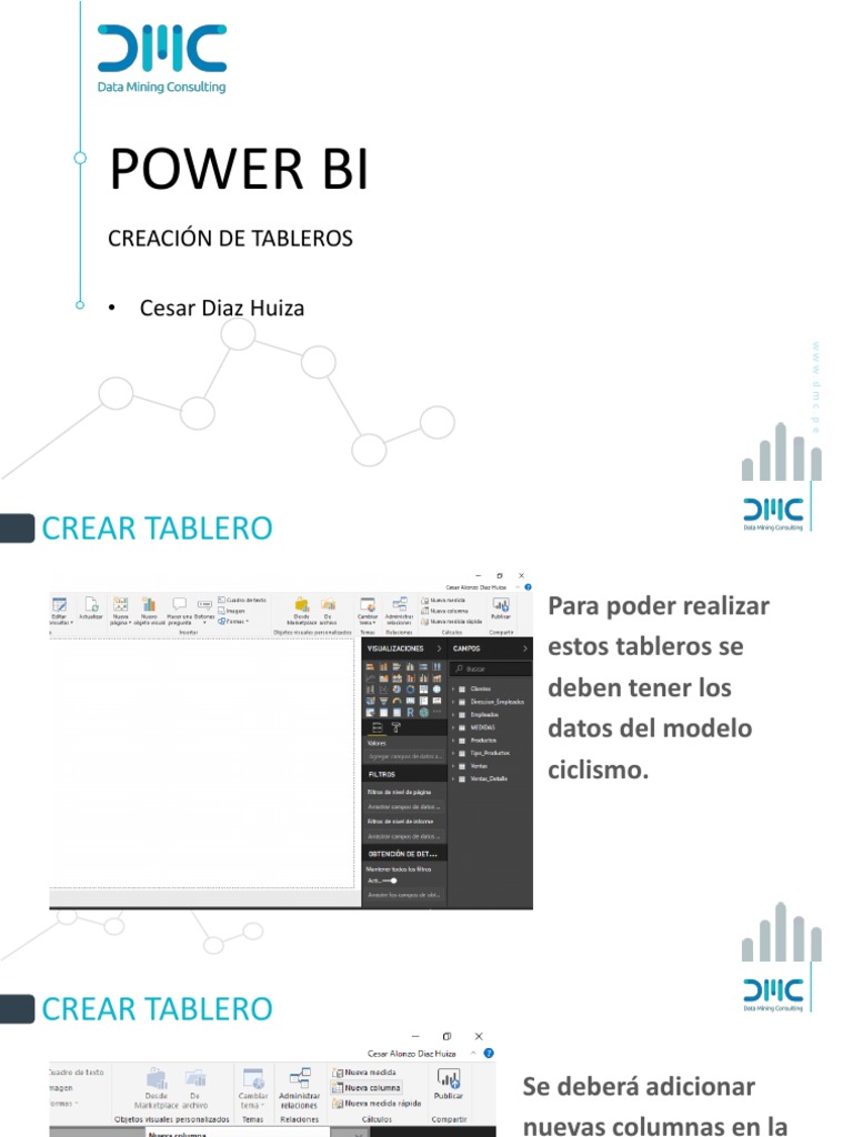 Power BI Creacion de Tableros | PDF | Informática | Software
