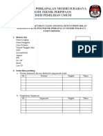 Formulir Pendaftaran Calon DPM TP