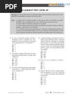 ARCO SAT Subject Math Level 2 Practice Test