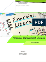 Financial-Management-Literacy Narrative Report Cover