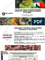 Ing. José David Barón - El Cultivo Del Cacao Un Negocio Rentable Competitivo y Ambientalmente Sostenible en Colombia 2016