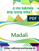 Balik Aral Tungkol Sa Gramatikang Filipino