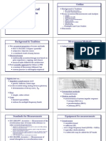 Room Acoustical Measurements