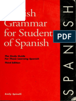 English Grammar For Students of Spanish - The Study Guide For Those Learning Spanish