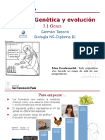 GTP T3.genética y Evolución 1 Parte Genes 2016-18