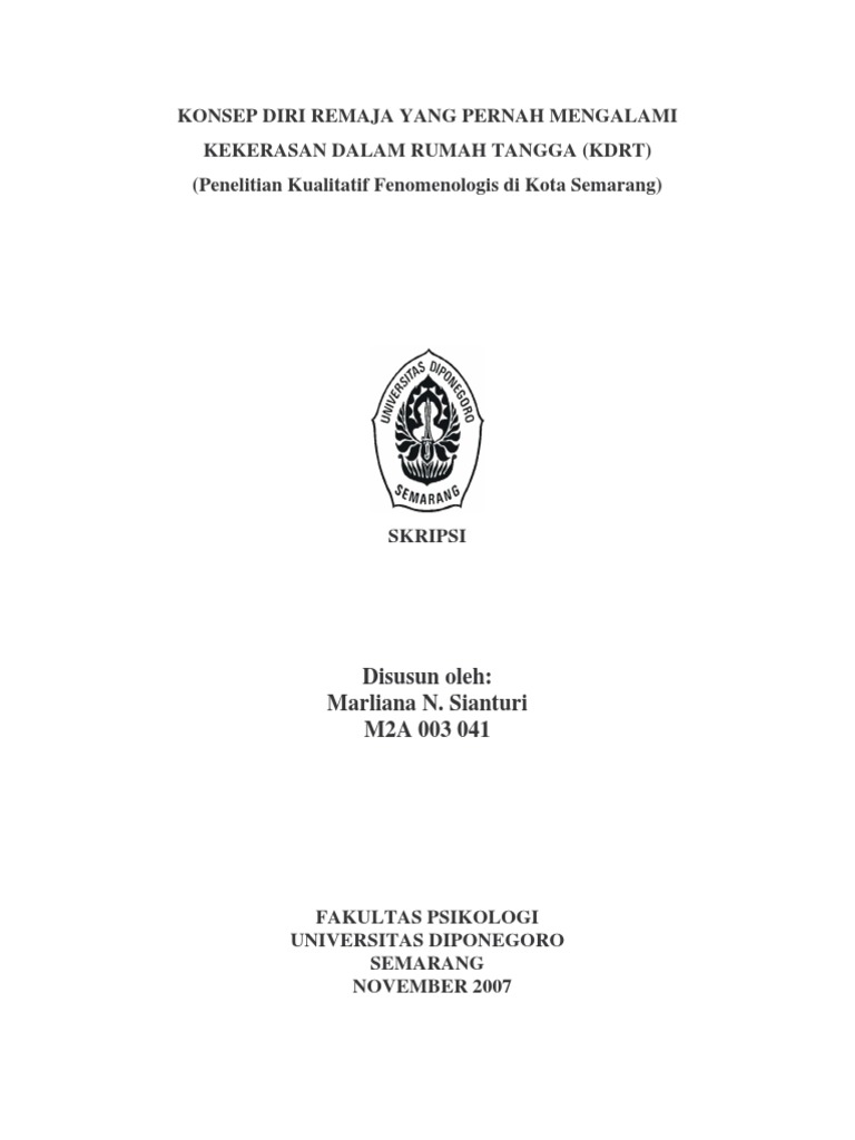 Skripsi Kdrt Pdf