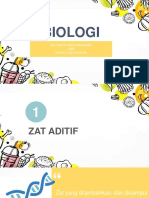 Presentasi Biologi Zat Aditif& Teknologi Pangan