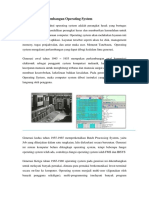Sejarah Dan Perkembangan Operating System