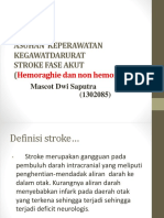 Asuhan Keperawatan Kegawatdarurat Stroke Pak Isss