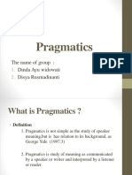 Pragmatics