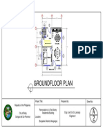 Renovation Groundfloor Plan