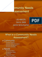 Community Needs Assessment Presentation