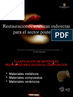 Restauraciones Esteticas Indirect As para El Sector Posterior