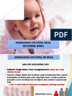 Sosialisasi Stunting Di Desa 2019