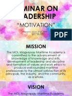 Motivation Notes CLDP 1