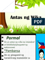 Antas NG Wika Demo