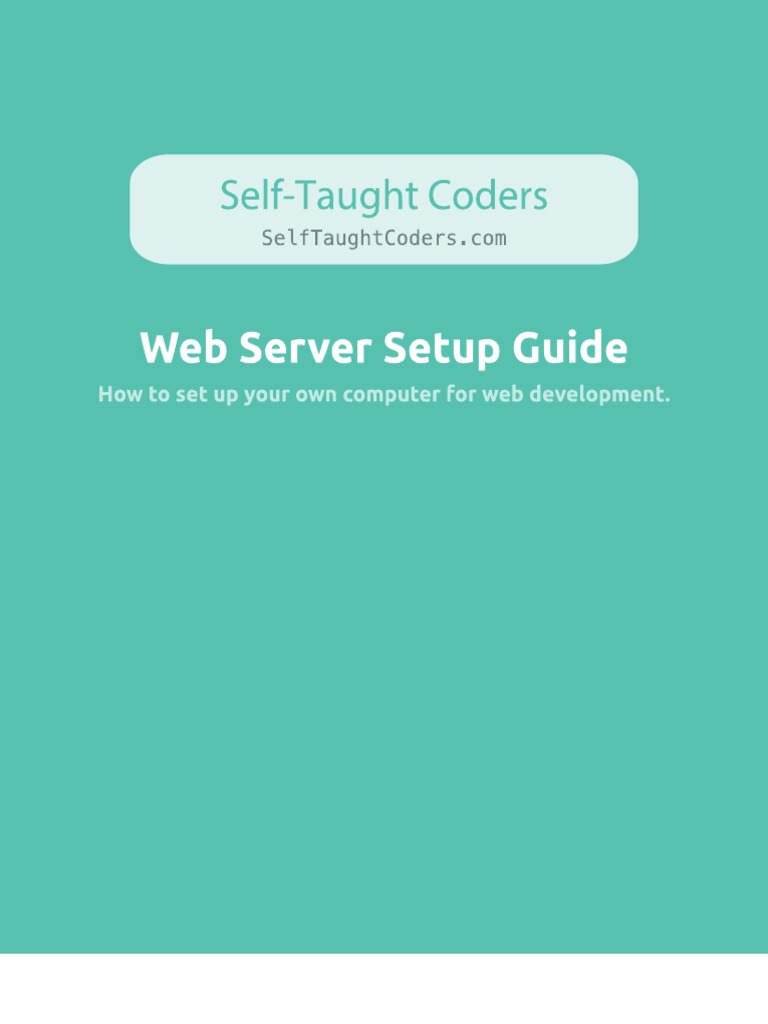 Web Server Setup Guide PDF | PDF | Php | World Wide Web