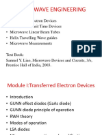 Microwave Engineering PPTs