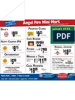 Angel Fire Mini Mart Specials 11/22/2010